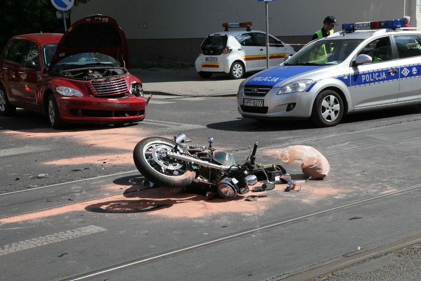 Wypadek na skrzyżowaniu Pomorska/Wierzbowa. 17 czerwca 2015