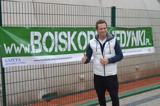 Mariusz Czerkawski popiera projekt "Boisko dla Jedynki"