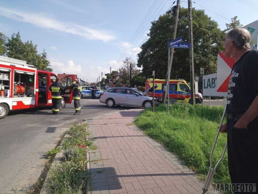 Wypadek w Tarnowie Opolskim. Jedna osoba jest ranna.