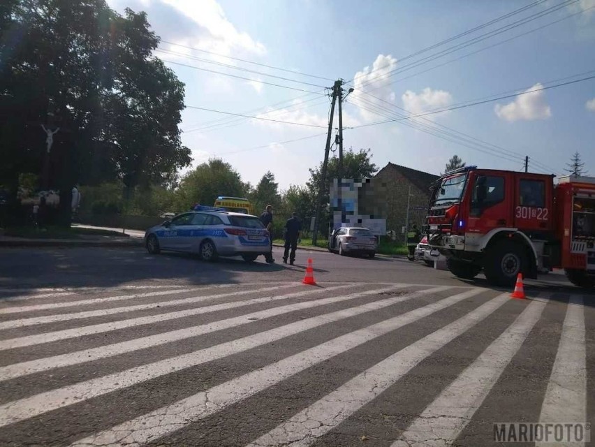 Wypadek w Tarnowie Opolskim. Jedna osoba jest ranna.