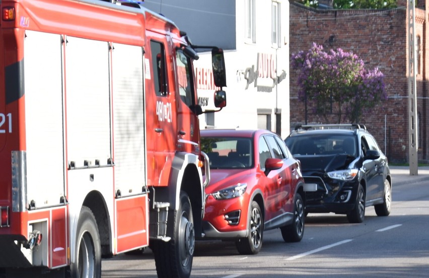 Malbork. Wypadek na ul. 500-lecia. Chłopiec, który był pasażerem, został przewieziony do szpitala