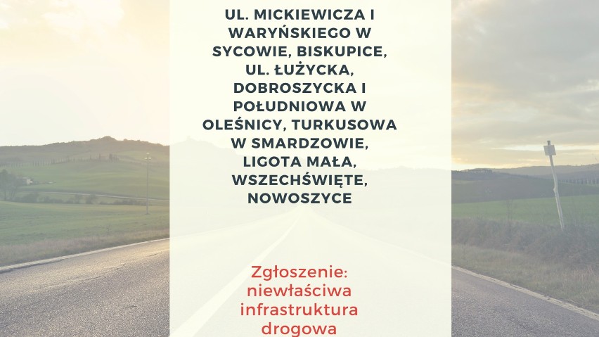 Niebezpieczne ulice Oleśnicy i Sycowa. Sprawdź, czy Twoja jest na liście! (18.3)