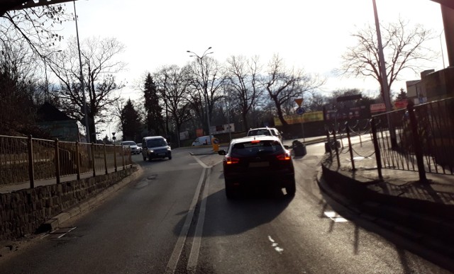 Okolice wiaduktu łączącego ulice Bogusława IV i Spokojnej w Stargardzie.