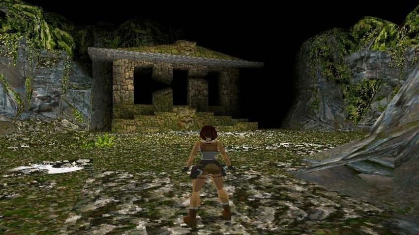 Kadr z oryginalnej gry Tomb Raider