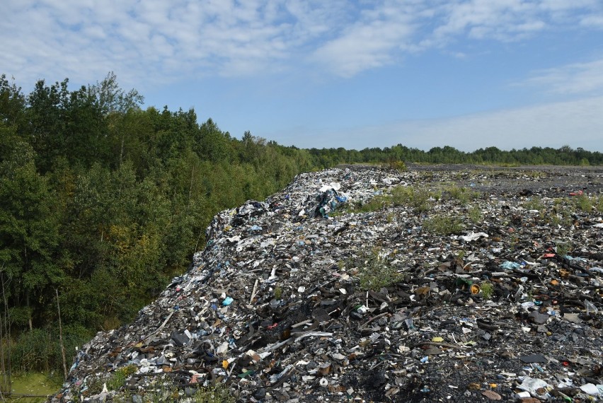 Góra odpadów przy ul. Szyb Zachodni