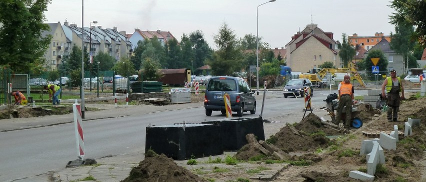 Rondo na skrzyżowaniu ul. Bydgoskiej z Podchorążych