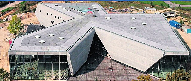 Nowy budynek Muzeum Lotnictwa Polskiego w Krakowie przypomina śmigło samolotu