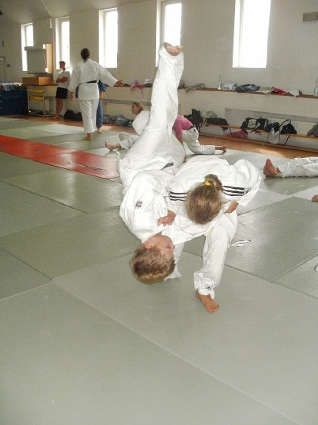 Trening judo dzieci Gwardii Opole