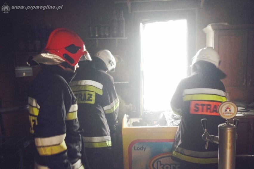 Pożar w lokalu gastronomicznym w miejscowości Parlinek