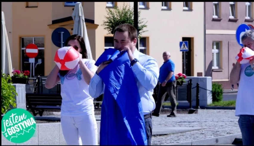 Gostyń. Tym razem do akcji #GaszynChallenge przyłączyli się urzędnicy [ZDJĘCIA I WIDEO]