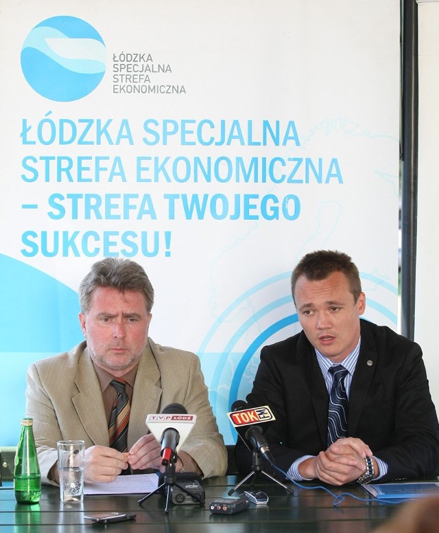 Marek Cieślak, wiceprezydent Łodzi i Tomasz Sadzyński, prezes Łódzkiej Specjalnej Strefy Ekonomicznej, są zadowoleni ze swojego tygodniowego wyjazdu do Chin.