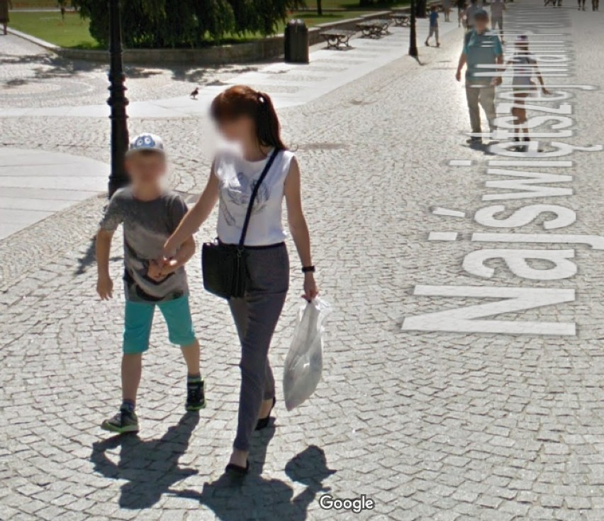 Legniczanie przyłapani przez Google Street View w centrum miasta