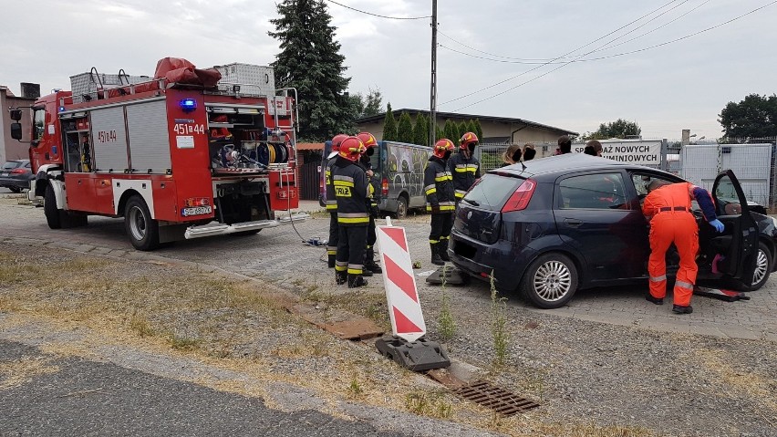 Wypadek na Gliwickiej w Przyszowicach