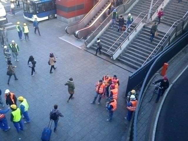 Kraków. Fałszywy alarm bombowy. Policja ustaliła sprawcę [ZDJĘCIA]