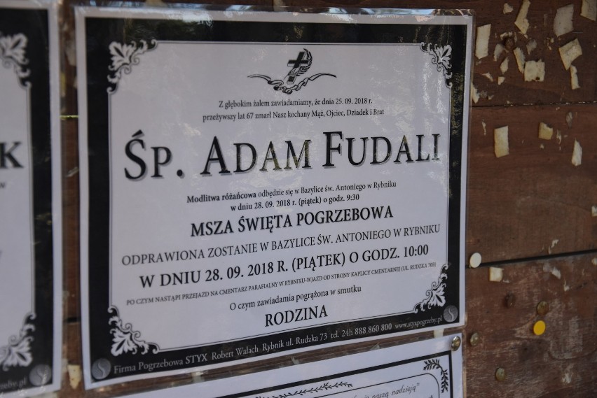 Pogrzeb Adama Fudalego. Były prezydent spoczął na rybnickim cmentarzu [ZDJĘCIA]
