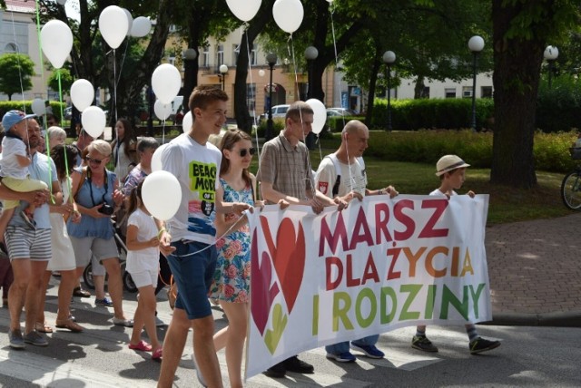 Tak było na ostatnim marszu dla życia i rodziny w Wieluniu w 2019 roku