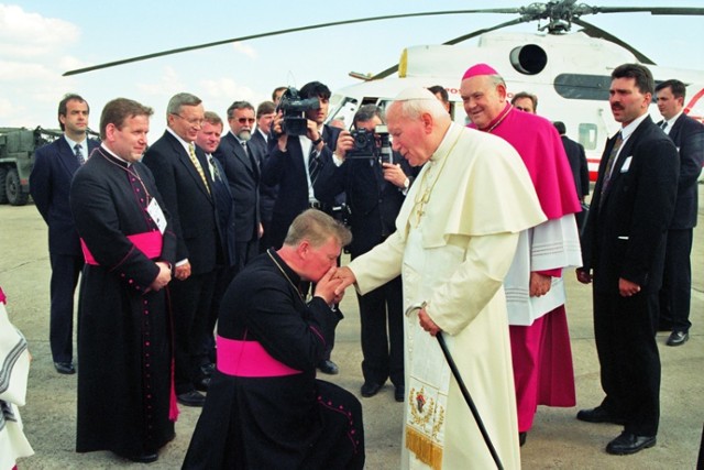 40. rocznica wyboru Karola Wojtyły na papieża, zobaczcie zdjęcia z  wizyty w Legnicy.