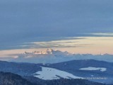 Mróz i śnieg zmieniły Muszynę w bajkową krainę. Można tam też podziwiać Tatry