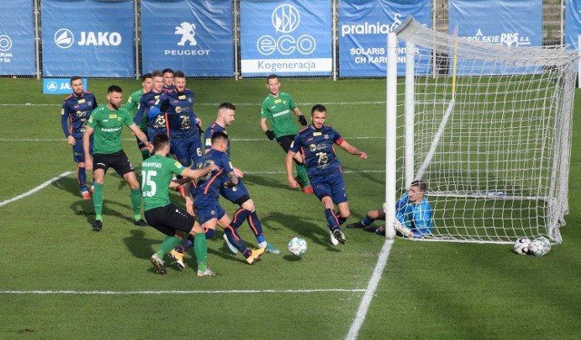 Odra Opole - Górnik Łęczna 1-1.