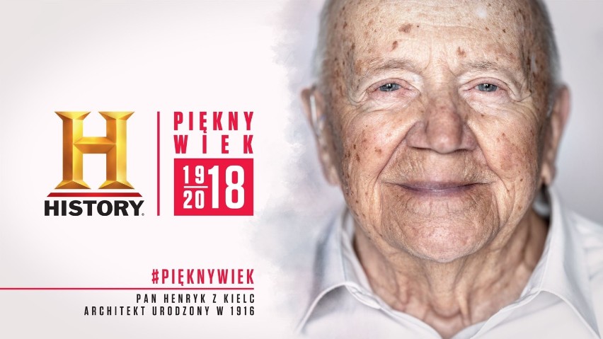 Henryk Dłużewski, 102-latek z Kielc gwiazdą ogólnopolskiej kampanii na stulecie odzyskania przez Polskę niepodległości