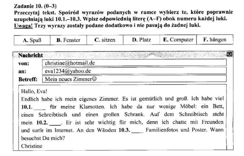 26 kwietnia gimnazjaliści napiszą próbny egzamin gimnazjalny...