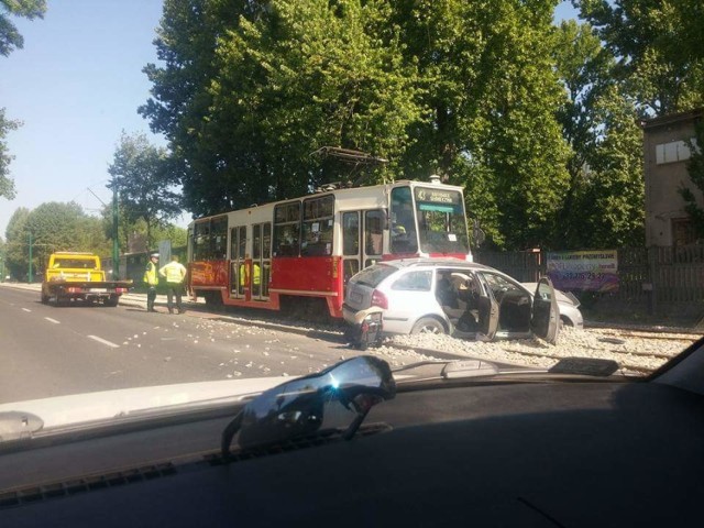 Wypadek tramwaju w Katowicach