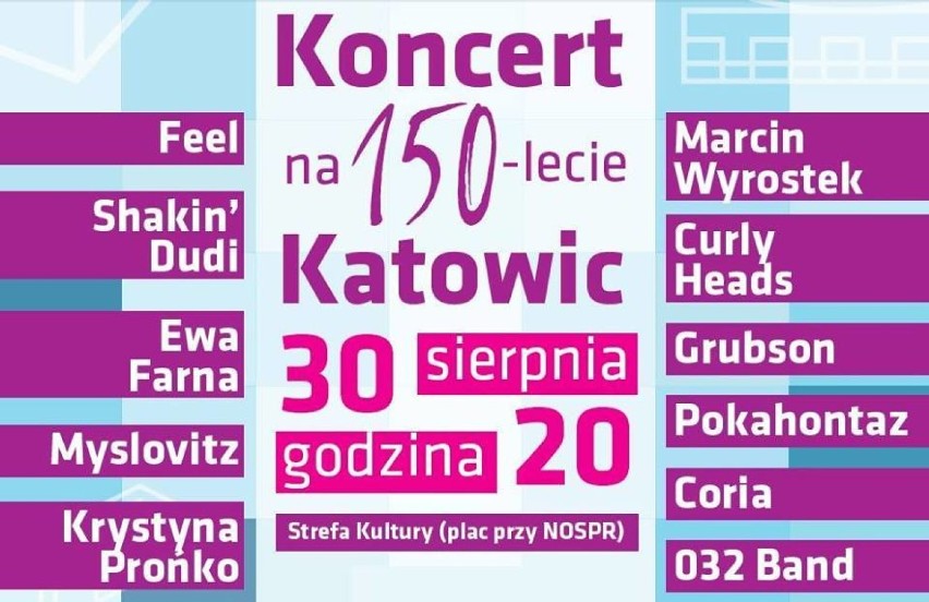 W niedzielę odbędzie się specjalny koncert z okazji 150...