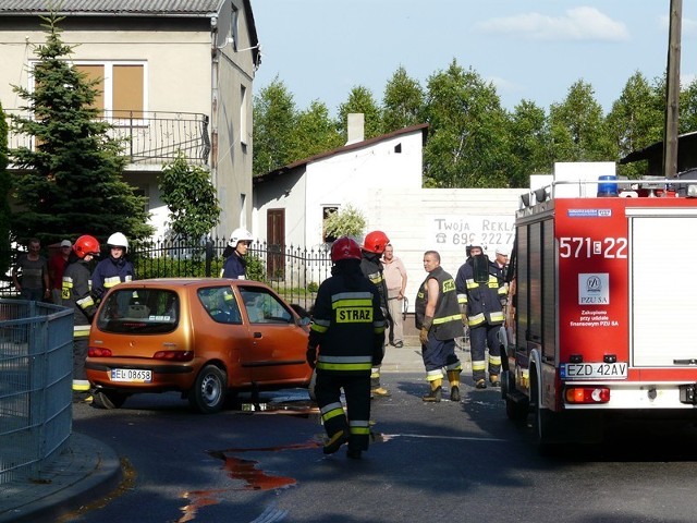 Wypadek  w Szadku zdarzył się w środę późnym popołudniem