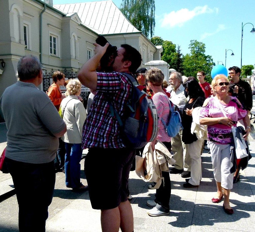 Turyści z Łodzi przyjechali zwiedzać Piotrków