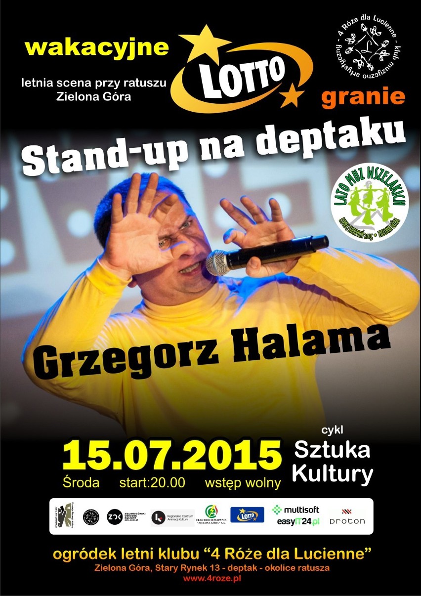 Standup na deptaku: Wystąpi Grzegorz Halama