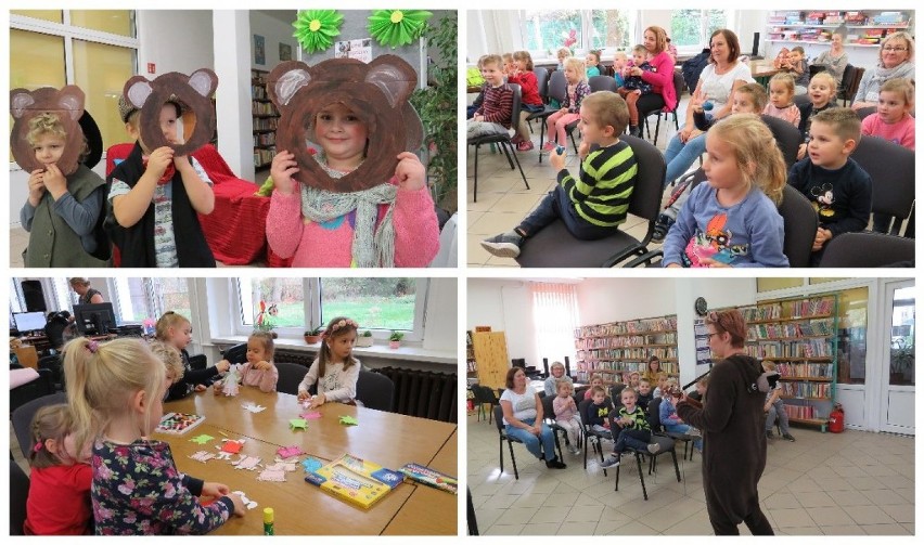 Przedszkolaki w bibliotece w Górze