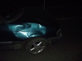 Wypadek na Bema w Ostrowie: Samochód zderzył się ze skuterem [ZDJĘCIA]