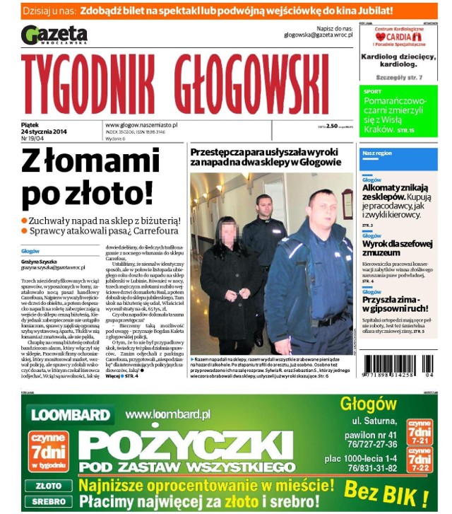 Nowy „Tygodnik Głogowski" - w sprzedaży od piątku