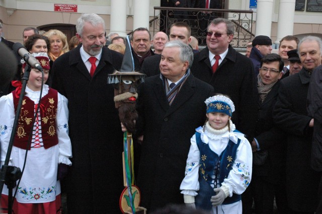 Lech Kaczyński w Wejherowie