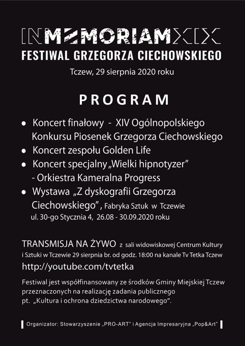 XIV Ogólnopolski Konkurs Piosenek Grzegorza Ciechowskiego