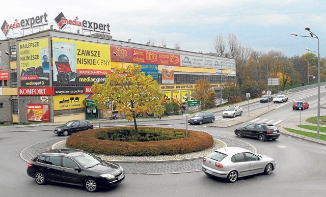 Najbardziej znanym cieszyńskim rondem jest to niedaleko starostwa