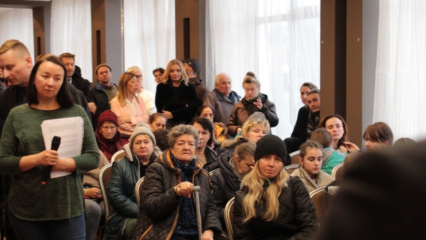 Chaos w hotelu Ikar w Poznaniu. Trwa strajk obywateli Ukrainy, którzy nie chcą się wyprowadzić
