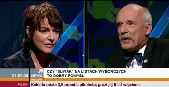 Janusz Korwin-Mikke kontra Kazimiera Szczuka