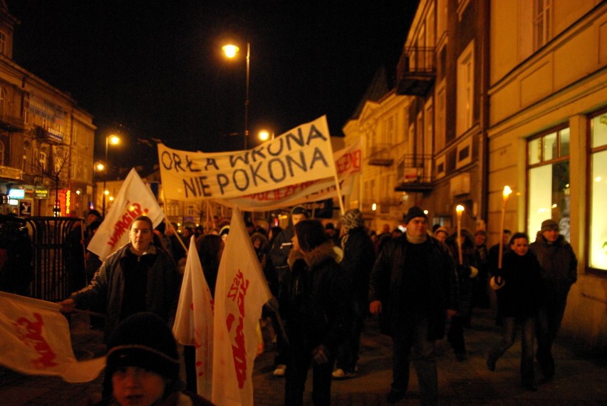 Demonstranci się gromadzą. Fot. Krzysztof Stanek