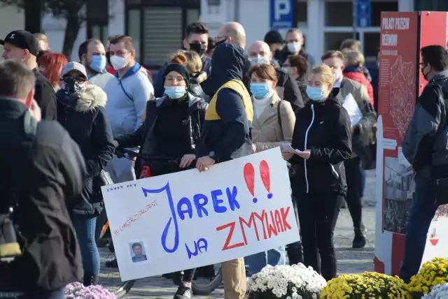 Protest branży gastronomicznej w Gorzowie. "Chcemy gotować, a nie strajkować!"