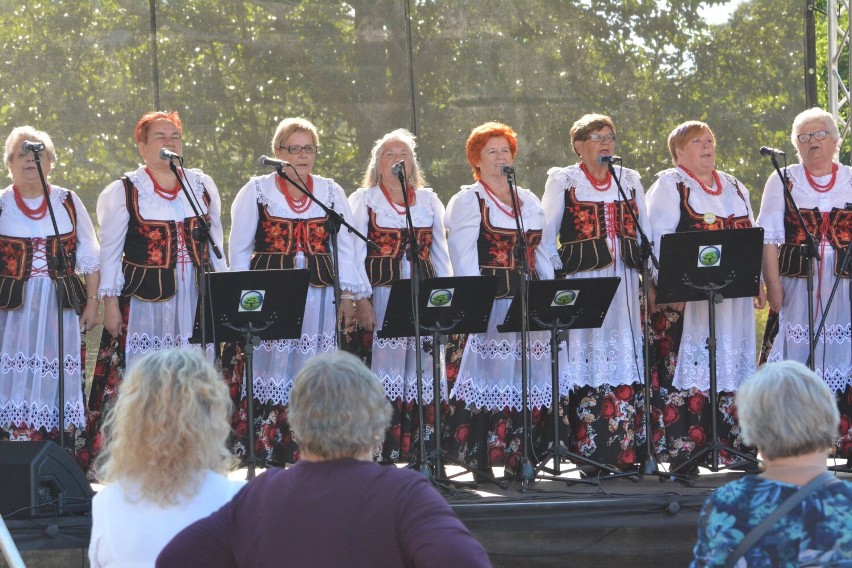 Biesiada w Bukowie Morskim. Zespoły folklorystyczne nadawały ton zabawie