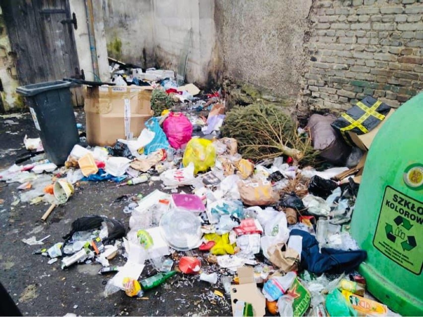 Śmieci zalewają Jelenią Górę. Zobacz jak mieszkańcy stolicy Karkonoszy wyrzucają śmieci