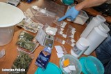 Marihuanę, amfetaminę i kokainę znaleźli policjanci w niewielkiej wsi koło Międzyrzecza [ZDJĘCIA]