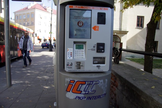 Biletomaty PKP pojawiły się w centrum Lublina