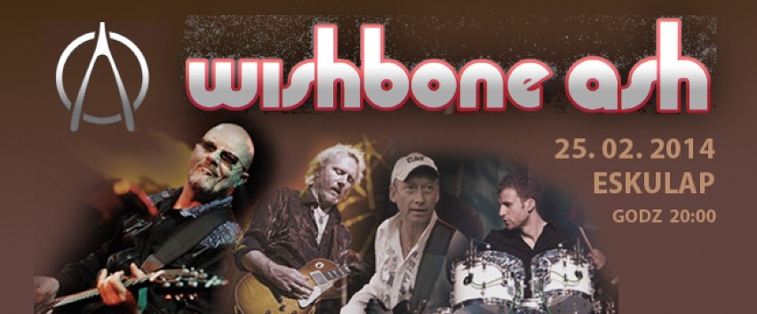 Zespół Wishbone Ash zagra w Poznaniu 25 lutego 2014 roku