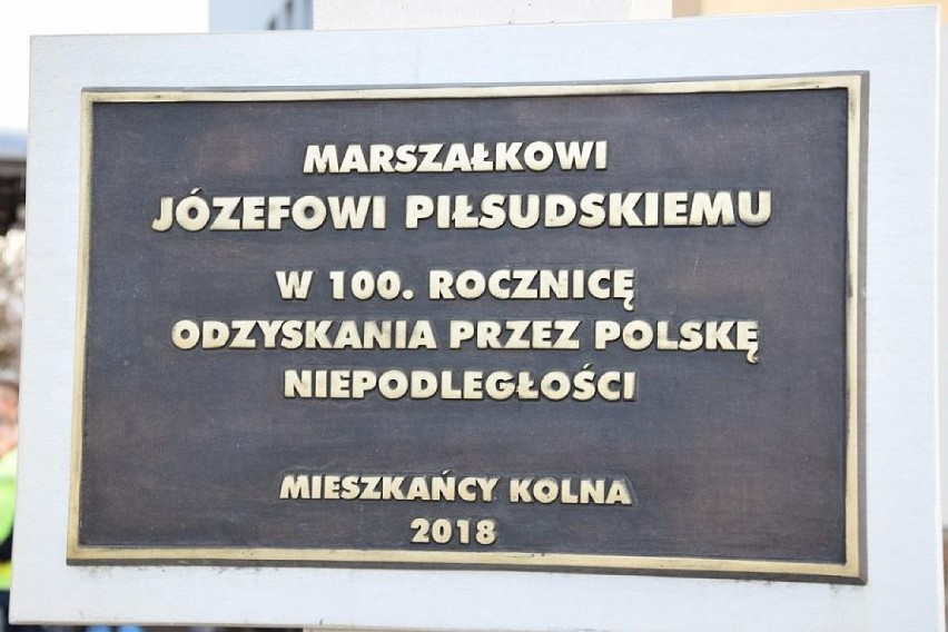 Mieszkańcy Kolna pamiętali o imieninach Marszałka Józefa...