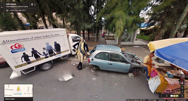 Znane obrazy w Google Street View? Zobacz niesamowite fotomontaże