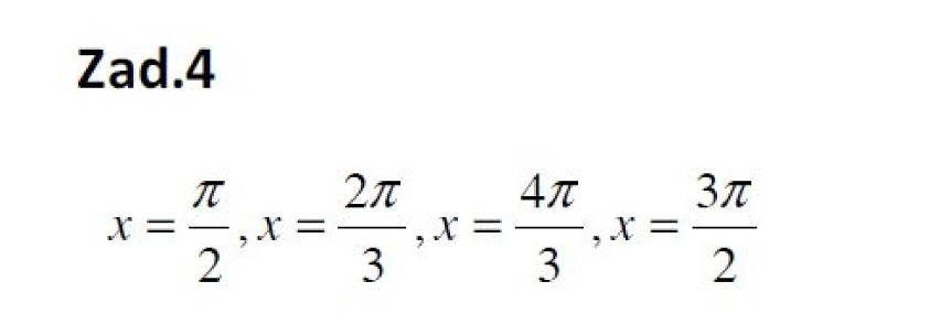 MATEMATYKA ROZSZERZONA - ODPOWIEDZI