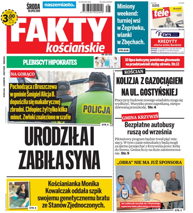 Zapraszamy do lektury nowych "Faktów Kościańskich"