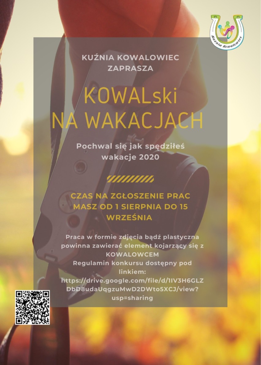 Radomsko: Kuźnia Kowalowiec zaprasza do udziału w konkursie "KOWALski na wakacjach"